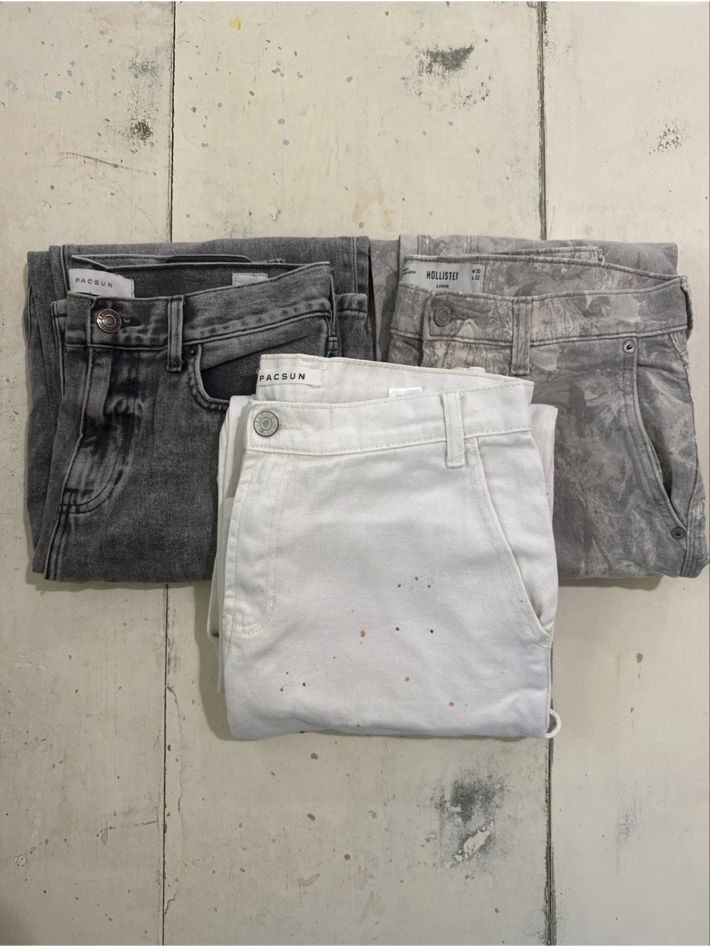 Pacsun/Hollister Mens Jeans Lot (3) - W30 X L32